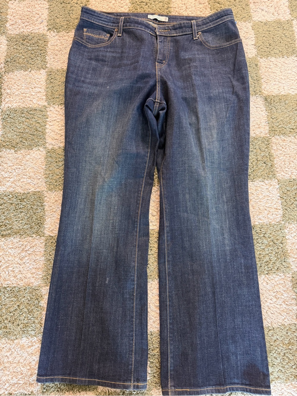 Levi's Dark Blue Wide Leg Jeans